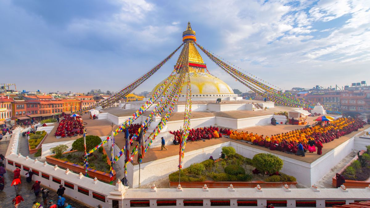 Katmandu - Boudhanath sztúpa