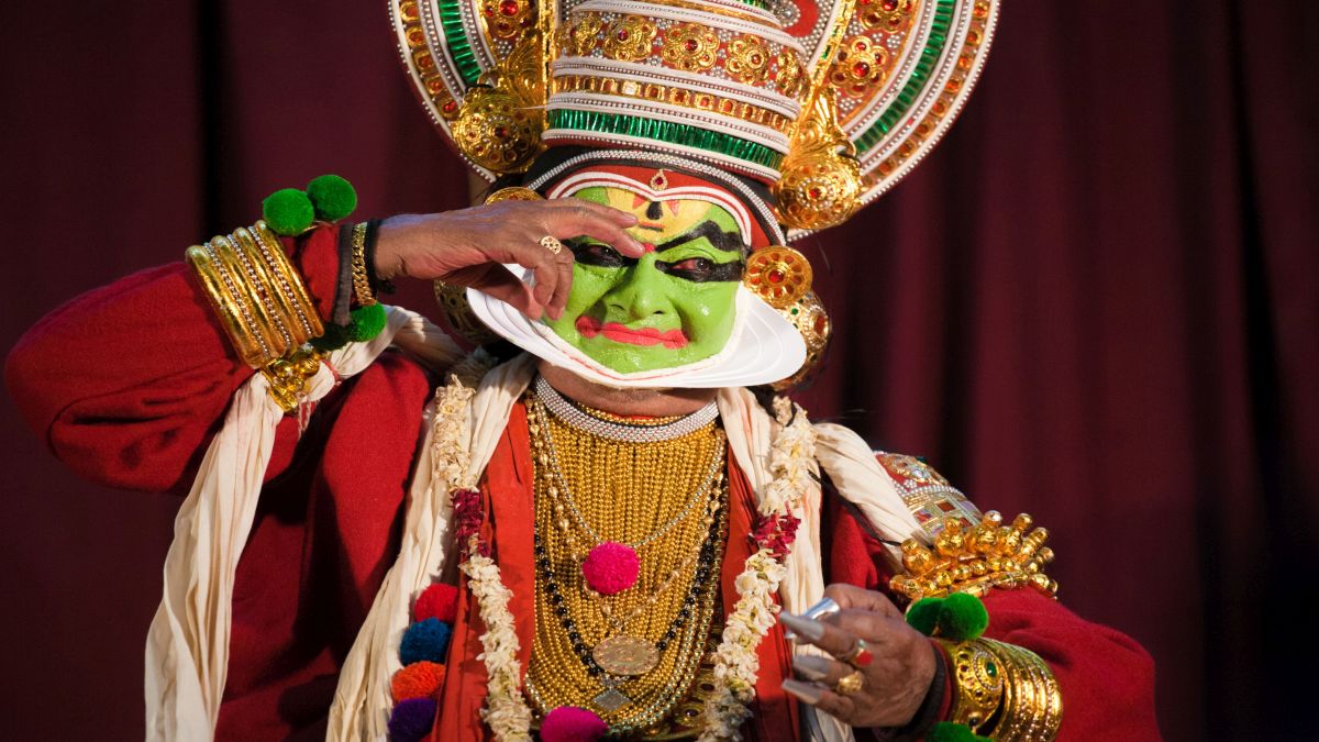 Kathakali táncelőadás