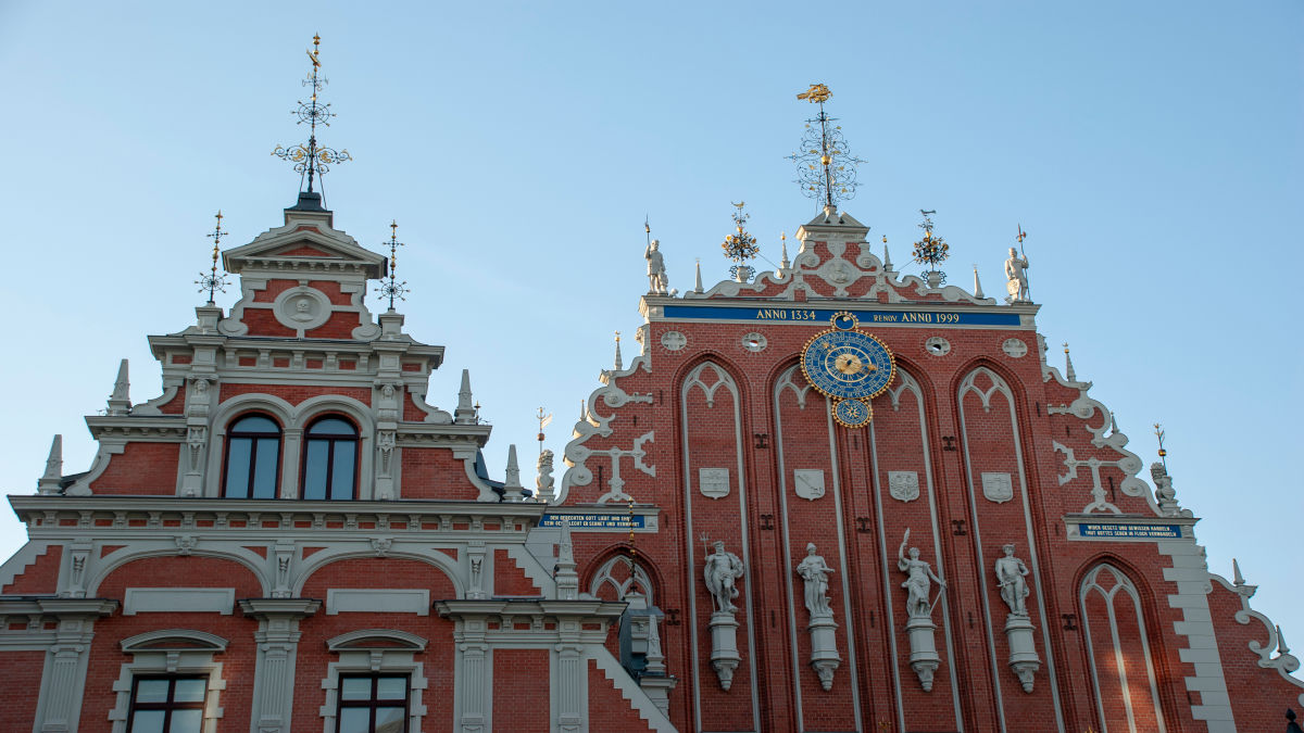 Riga - Feketefejűek háza