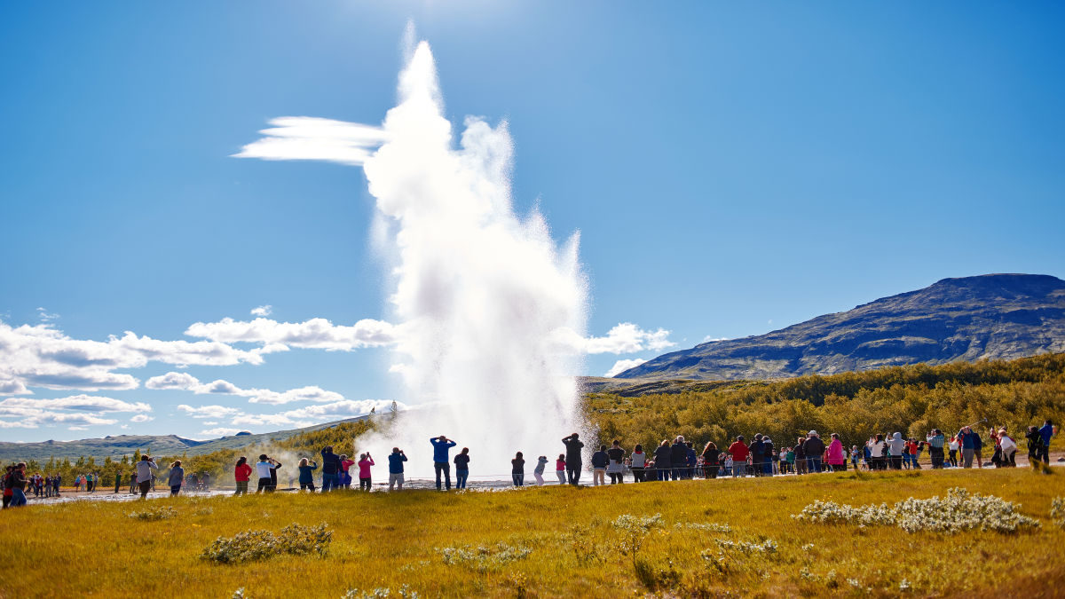 Strokkur gejzíz