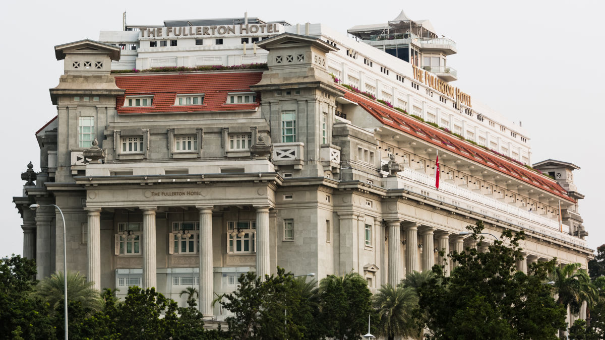 Szingapúr - Fullerton Hotel