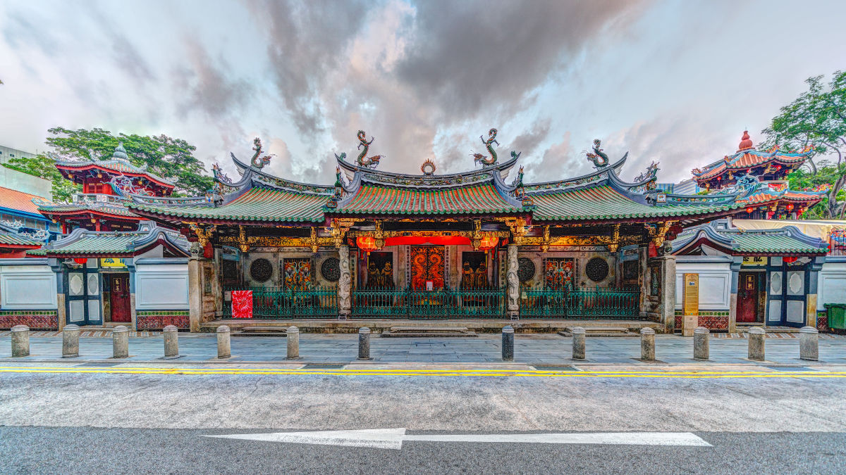 Thian Hock Keng templom 