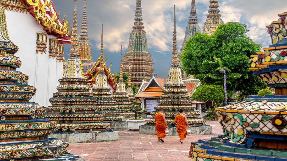 Bangkok - Fekvő Buddha templom