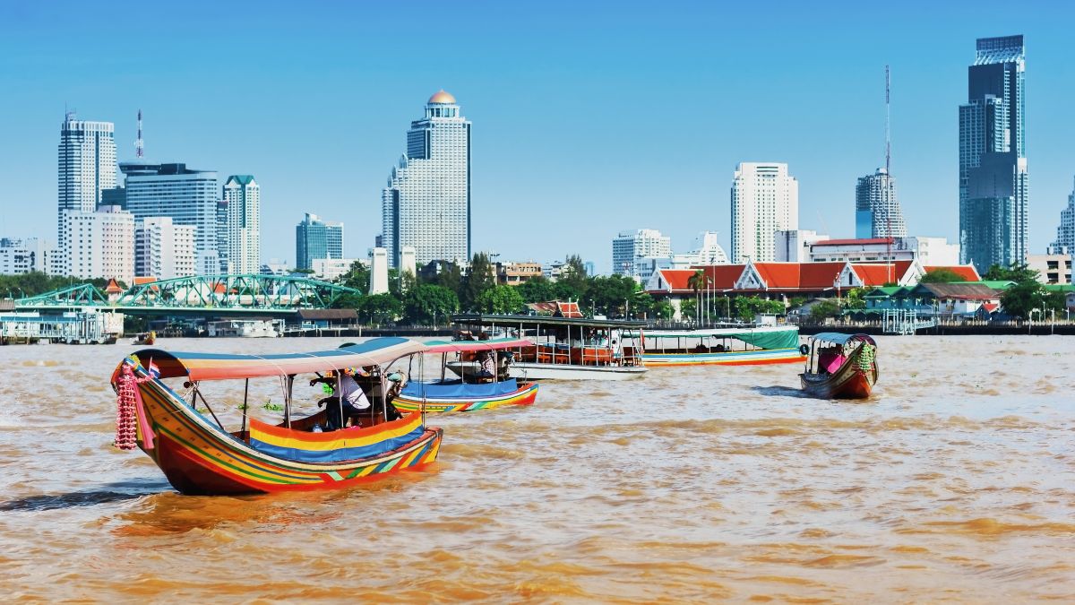 Bangkok - Chao Praya folyó